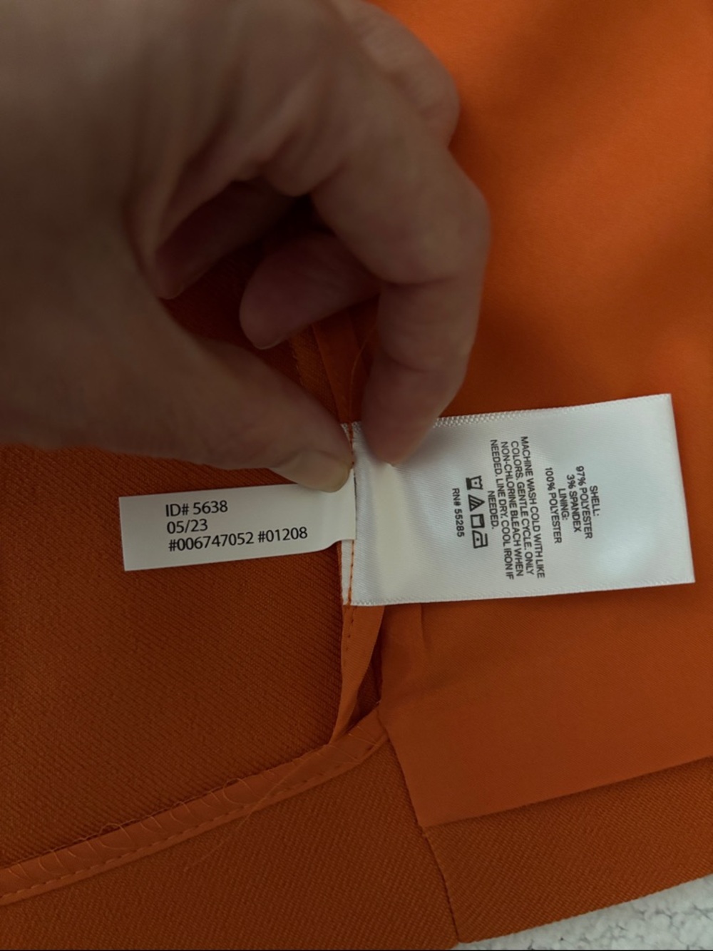 Express Orange Color Tailored Blazer - Picture 14 of 15